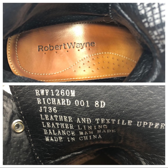 Robert Wayne Richard Wingtip Oxford Boot SZ 8 - Picture 7 of 8